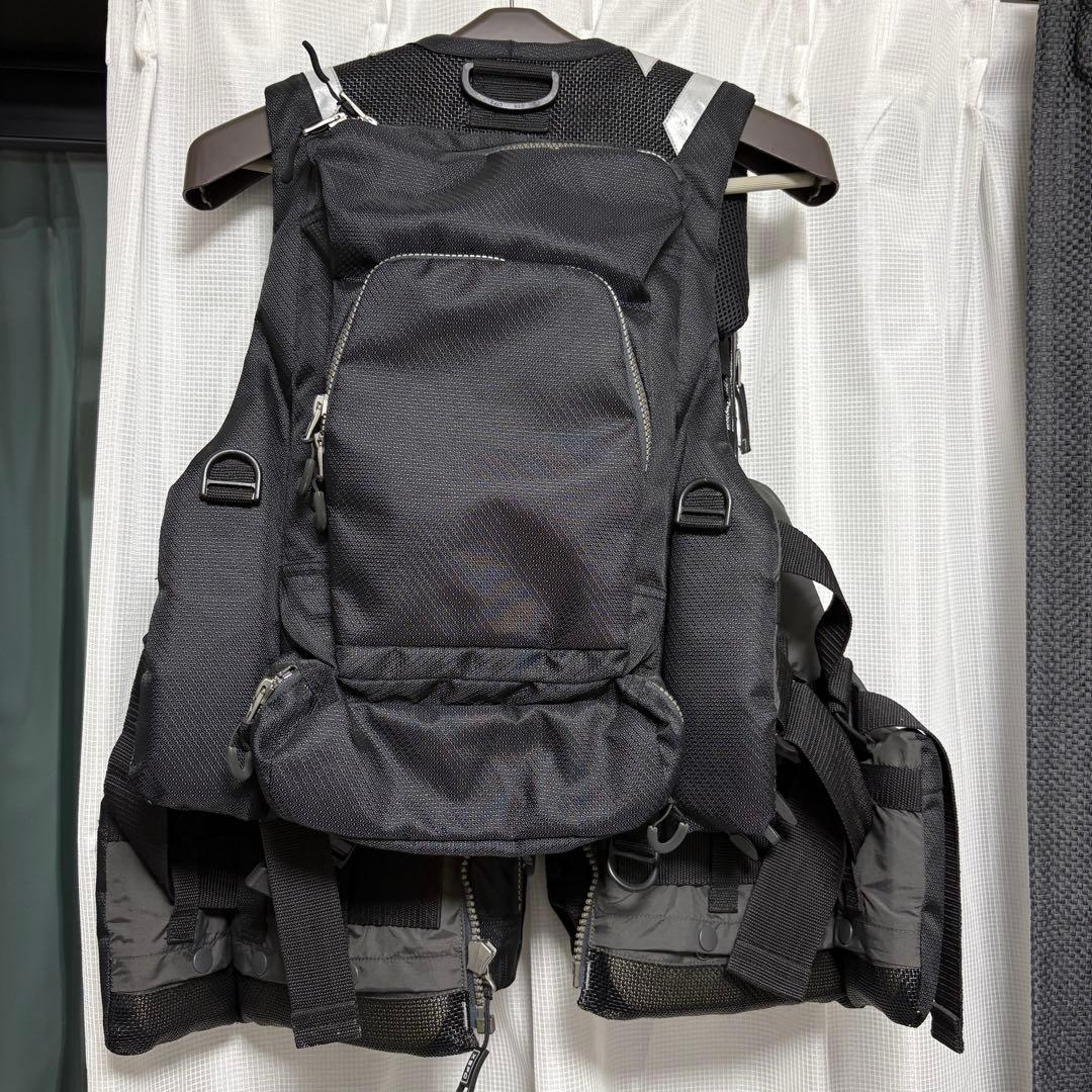 xefo ウェーディングベスト　フローティングベスト　廃盤　使用少　美品　黒