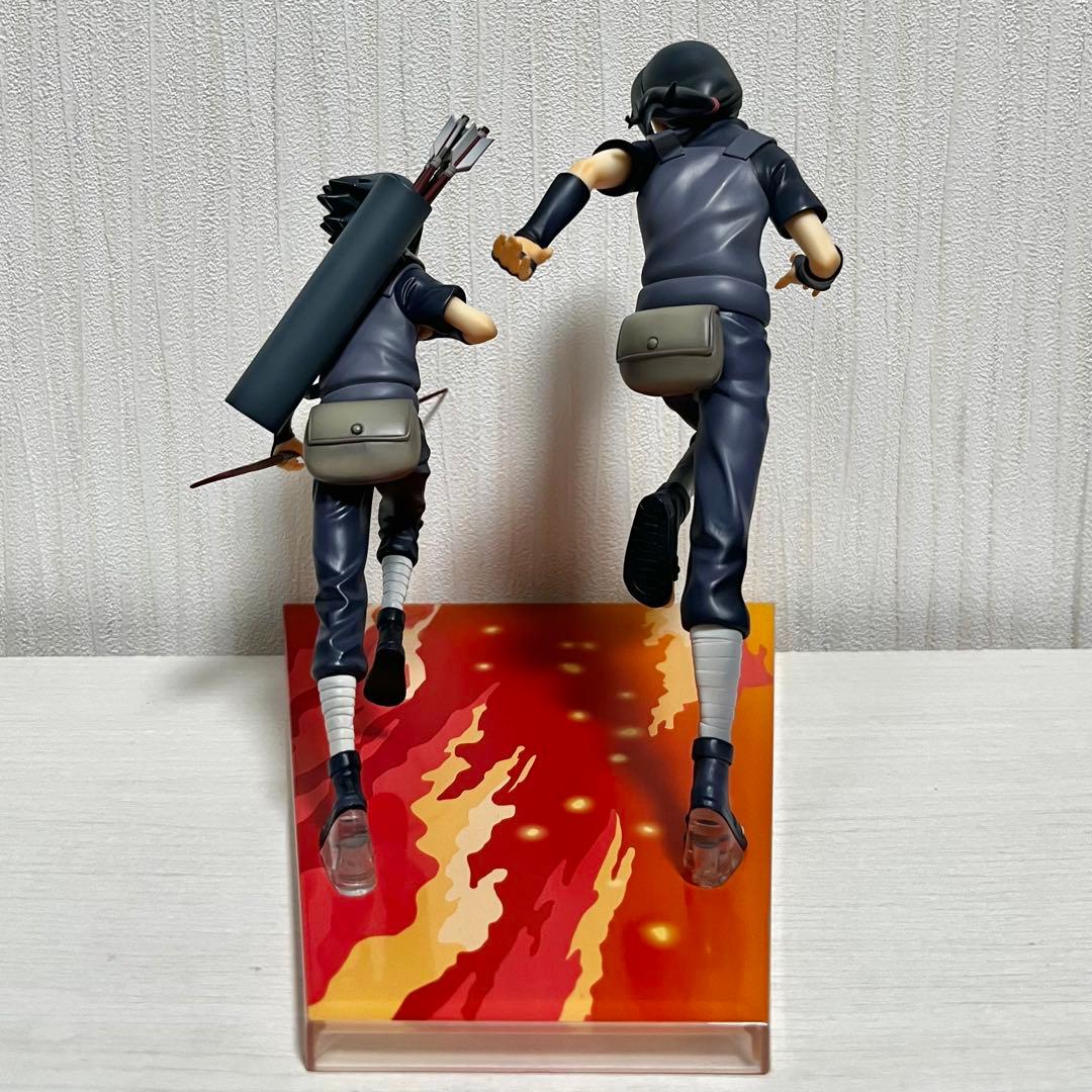 箱無し NARUTO ナルト うちはイタチ＆サスケ 幼少期 フィギュア GEM