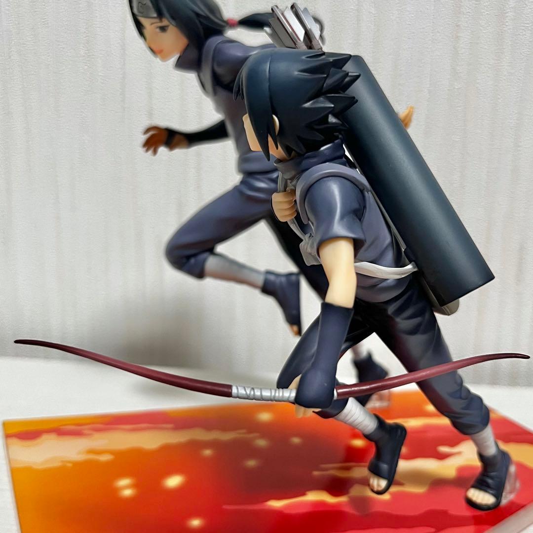 箱無し NARUTO ナルト うちはイタチ＆サスケ 幼少期 フィギュア GEM