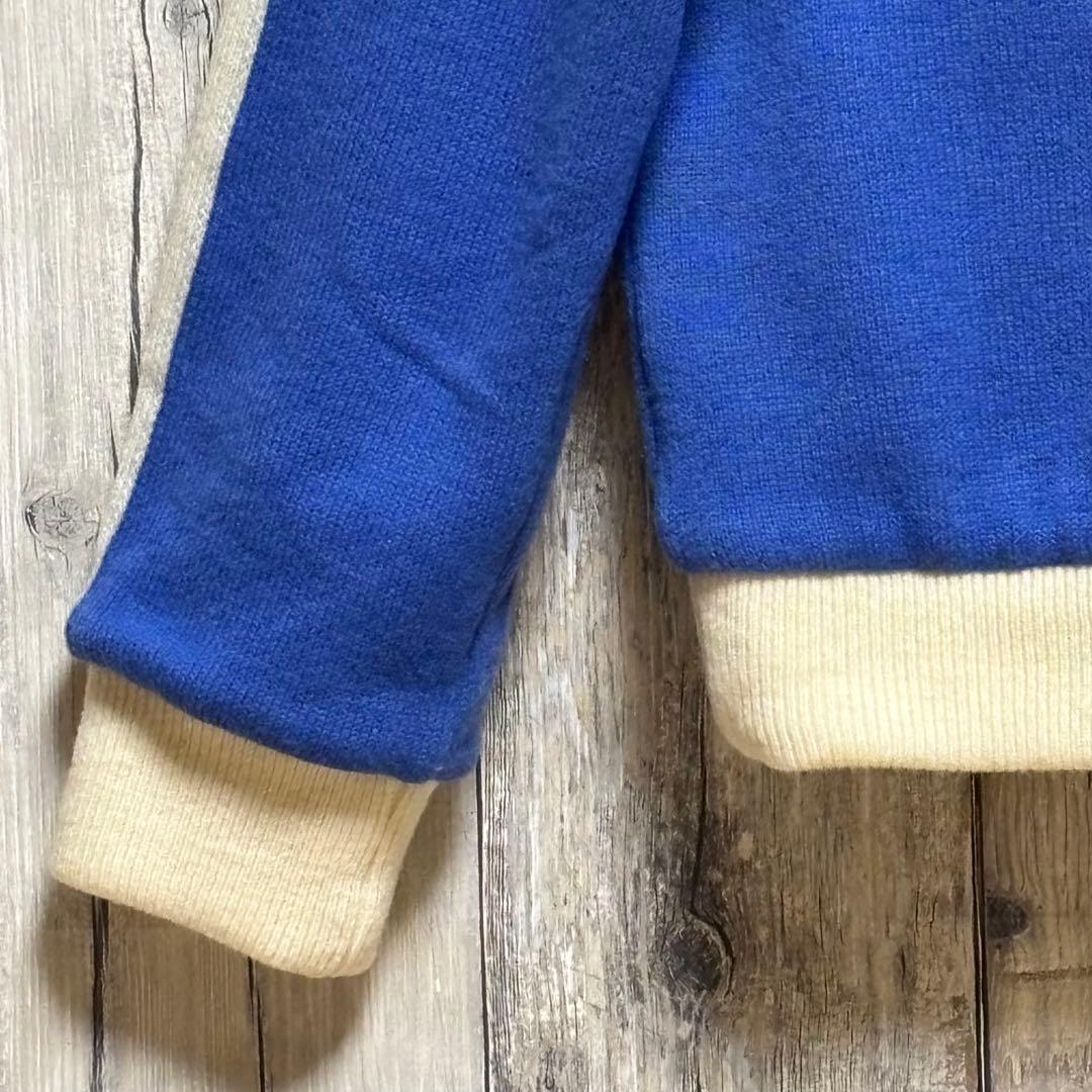 パーリーゲイツ　ニット　ジャケット ジップアップ　裏地あり　ウール混　1