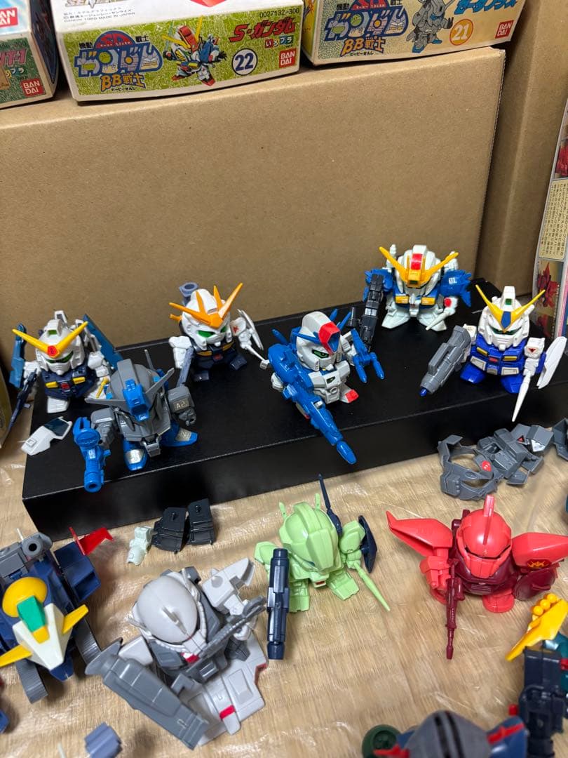 完成品 昭和BB戦士 SDガンダム 16体まとめ売り 箱、説明書、ランナー等あり