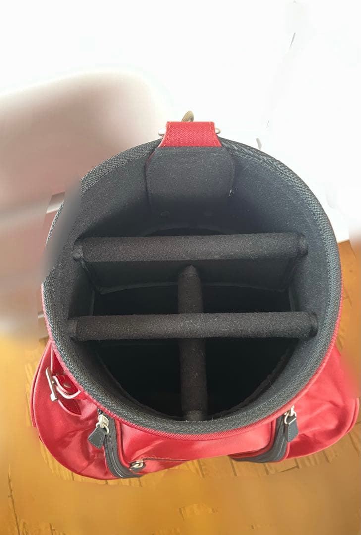 ラルフローレン　ゴルフバッグ　赤