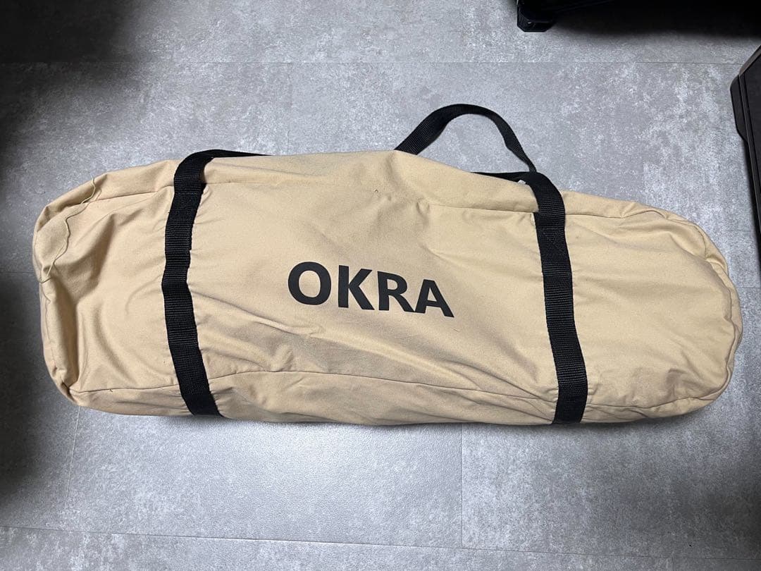 OKRA タープシェード タンカラーロープ付き