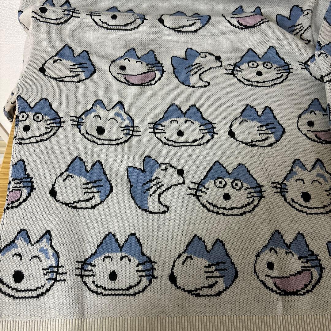 セキグチ　11ぴきのねこ　ぬいぐるみブルー　グラニフニットS