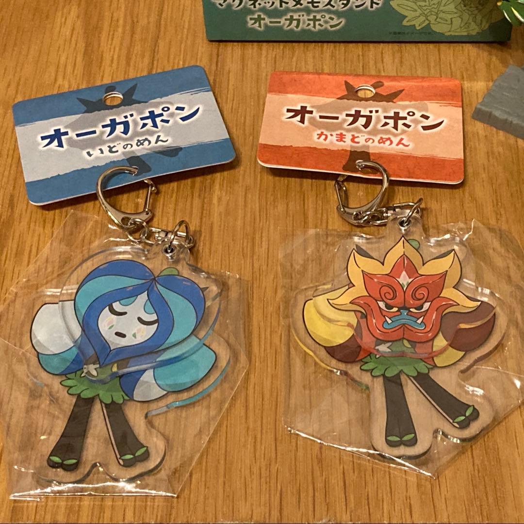ポケモン　オーガポン　フィギュア　アクリルキーホルダー　缶ケース