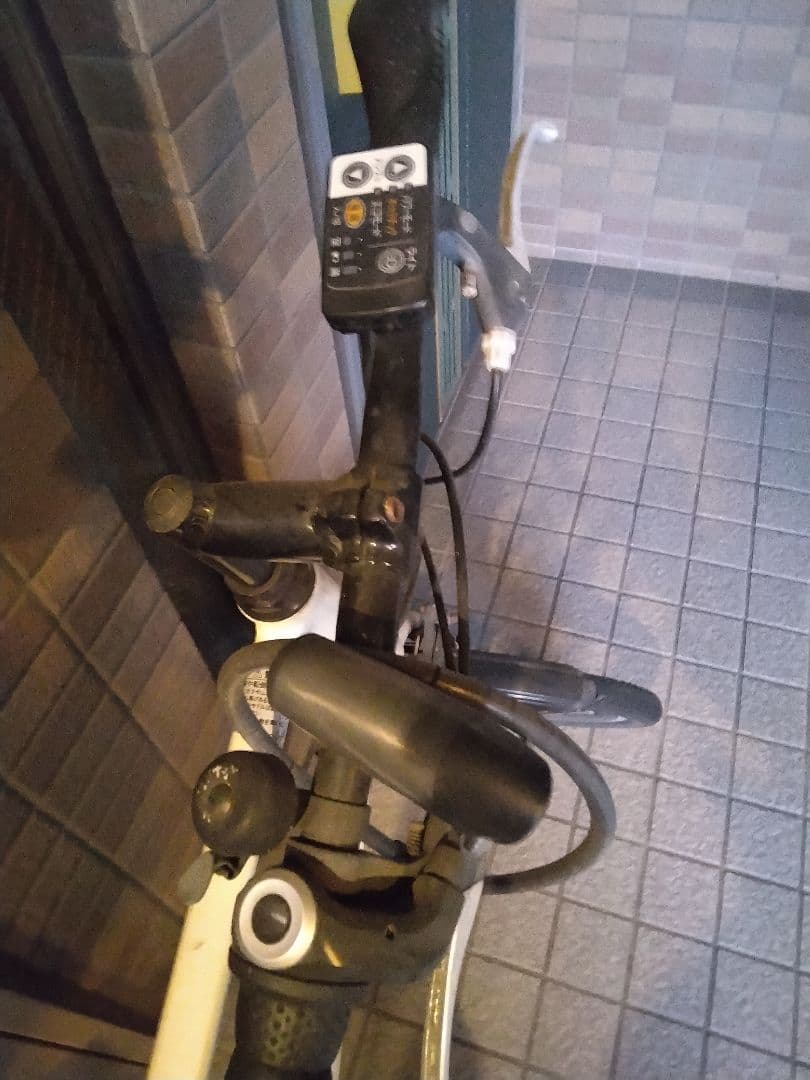 【ジャンク品】パナソニック製　ホワイト 電動アシスト自転車 スポーツタイプ