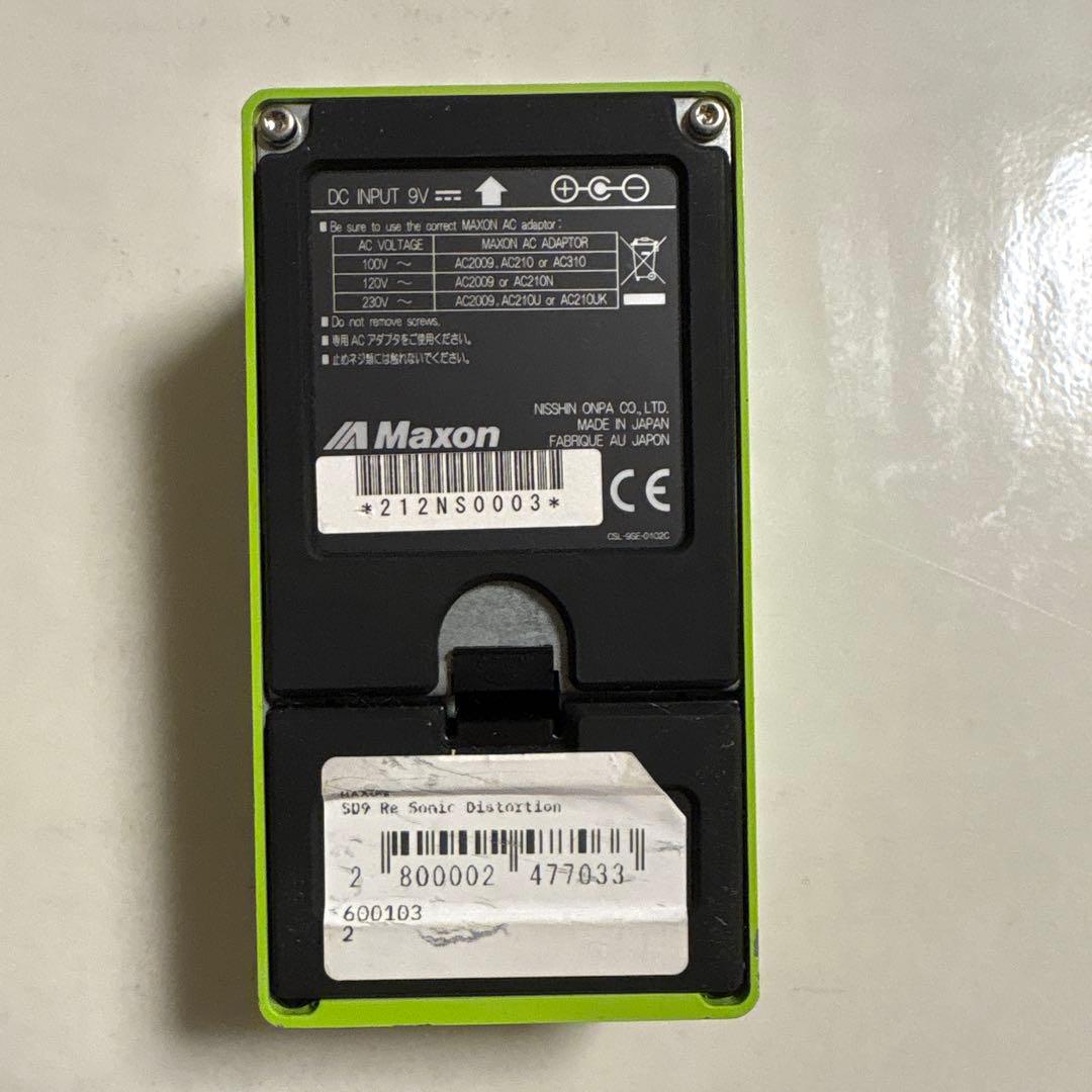 Maxon SD-9 Sonic Distortion ギターエフェクター
