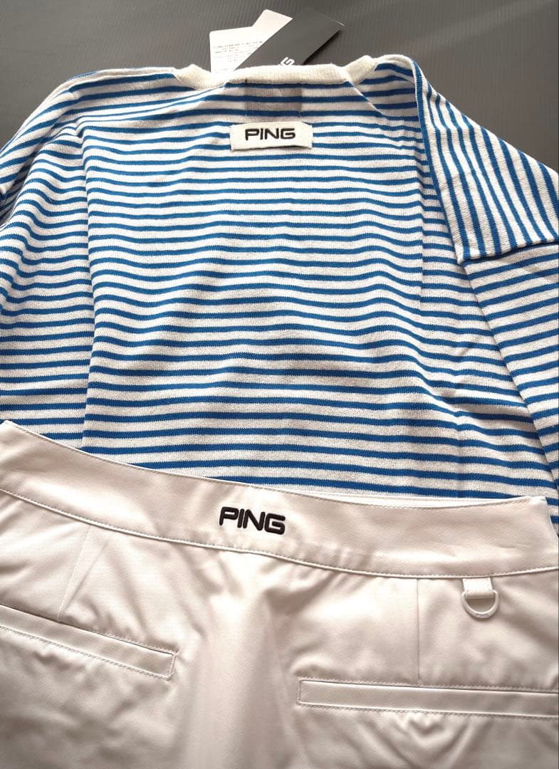 【新品タグ付き】PING 上下セット　セーター　スカート