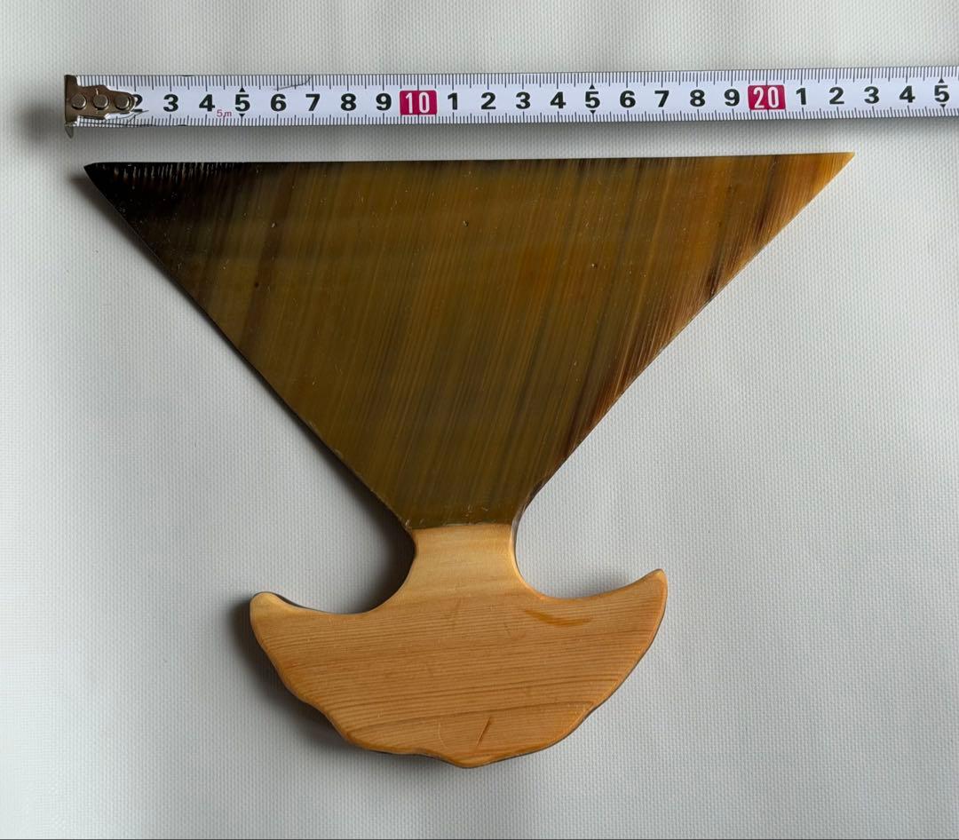 超レア！　鯨髭板製　琵琶用撥