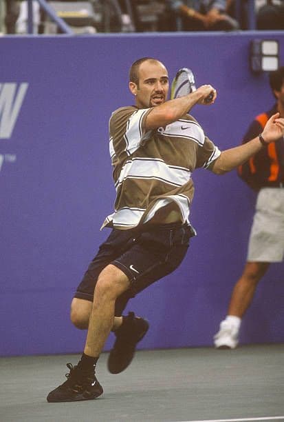 ☆1/13 21時まで限定価格 ナイキ　テニスウェア　L　アガシ着用モデル