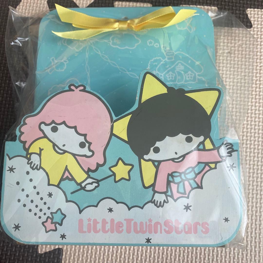 サンリオ キキララ リトルツインスターズ 当時物 木製 レタースタンド