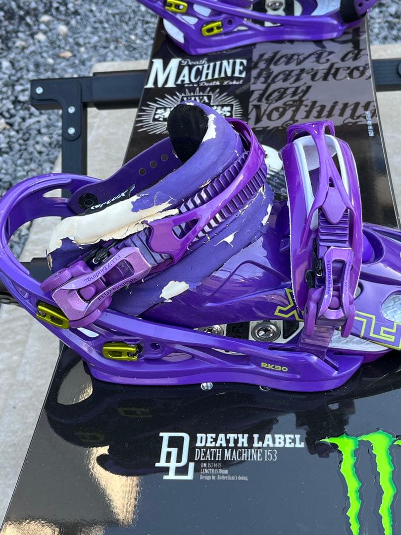 スノーボードセット　デスレーベル　デスマシーン153