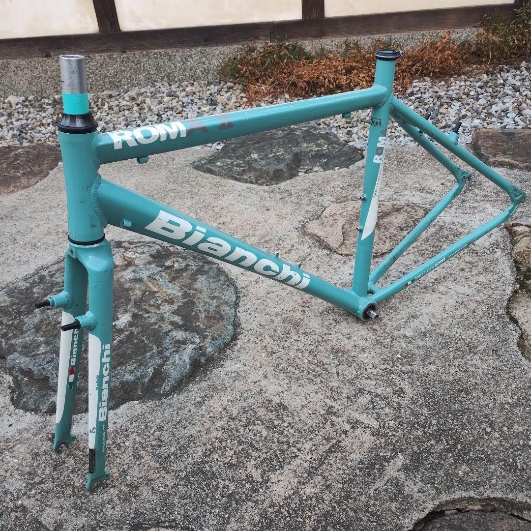 Bianchi ROMA II フレーム チェレステ ビアンキ カスタムベース