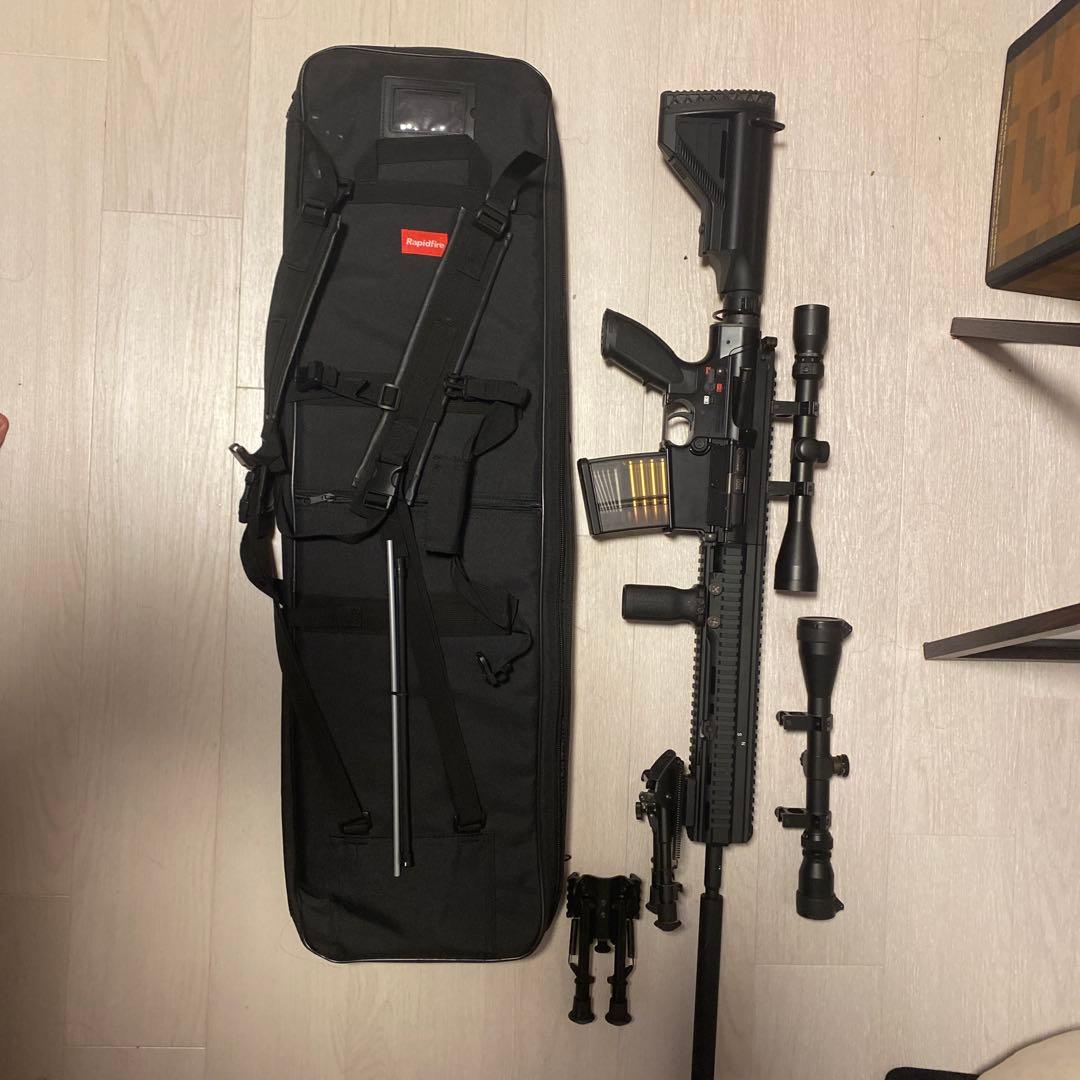 東京マルイ次世代電動ガンHK417 サバゲー バイポッド&スコープ２種類