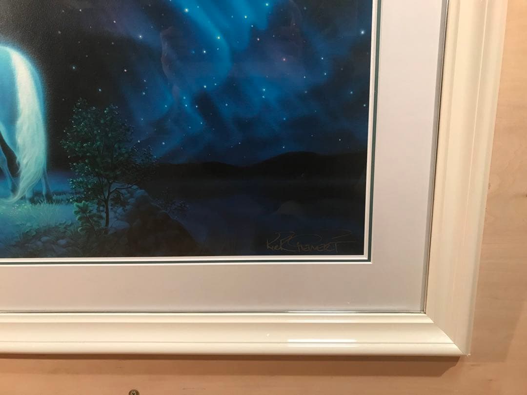 カーク・レイナート「サイレントナイト」シルクスクリーン＋手彩色　直筆サイン有り