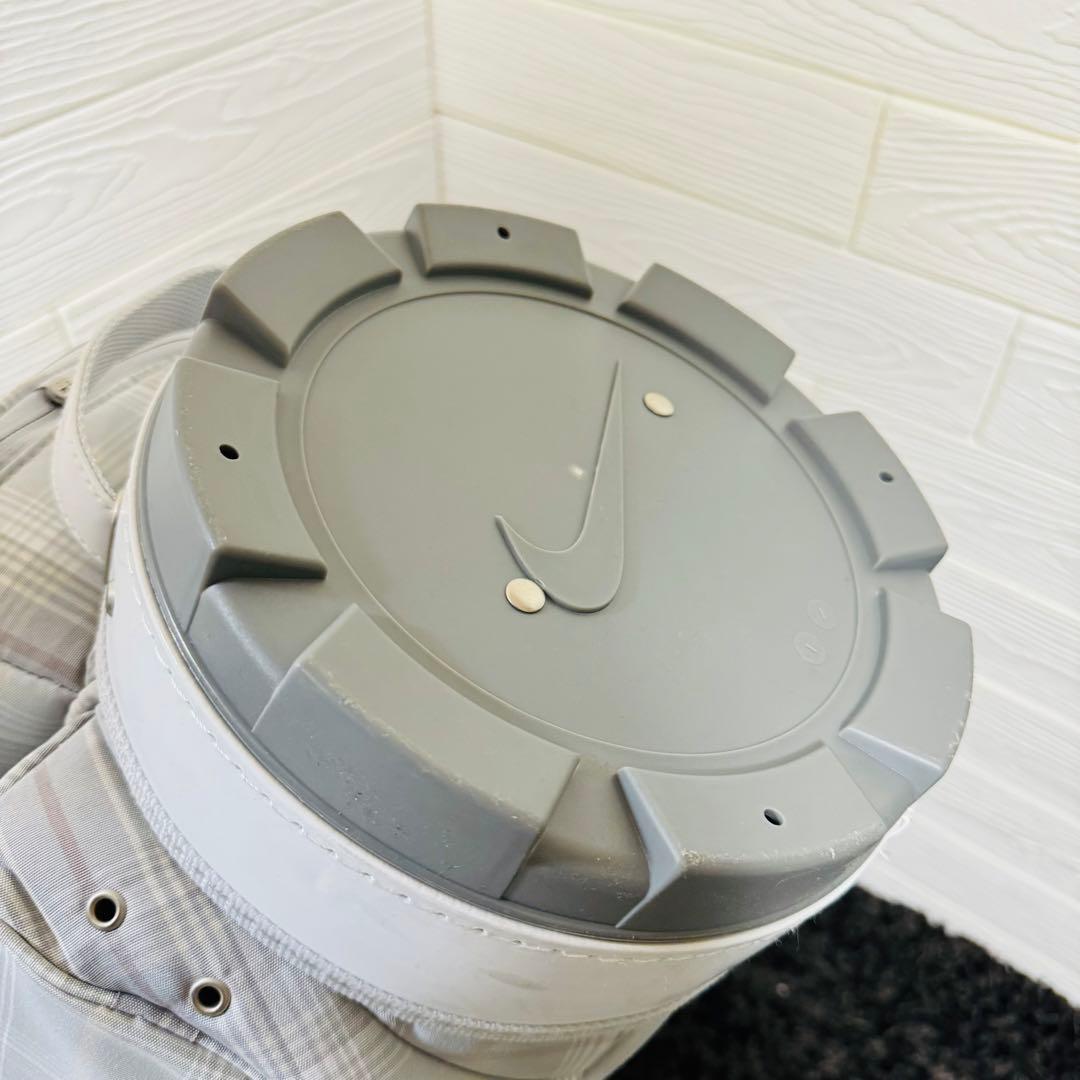 NIKE キャディバッグ　10分割　レディース　チェック　ナイキ　ゴルフ