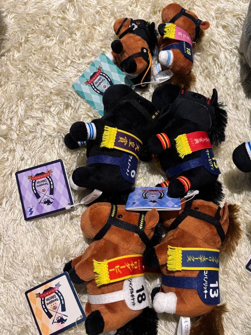 サラブレッドコレクション　競馬 ぬいぐるみ馬 まとめ売り