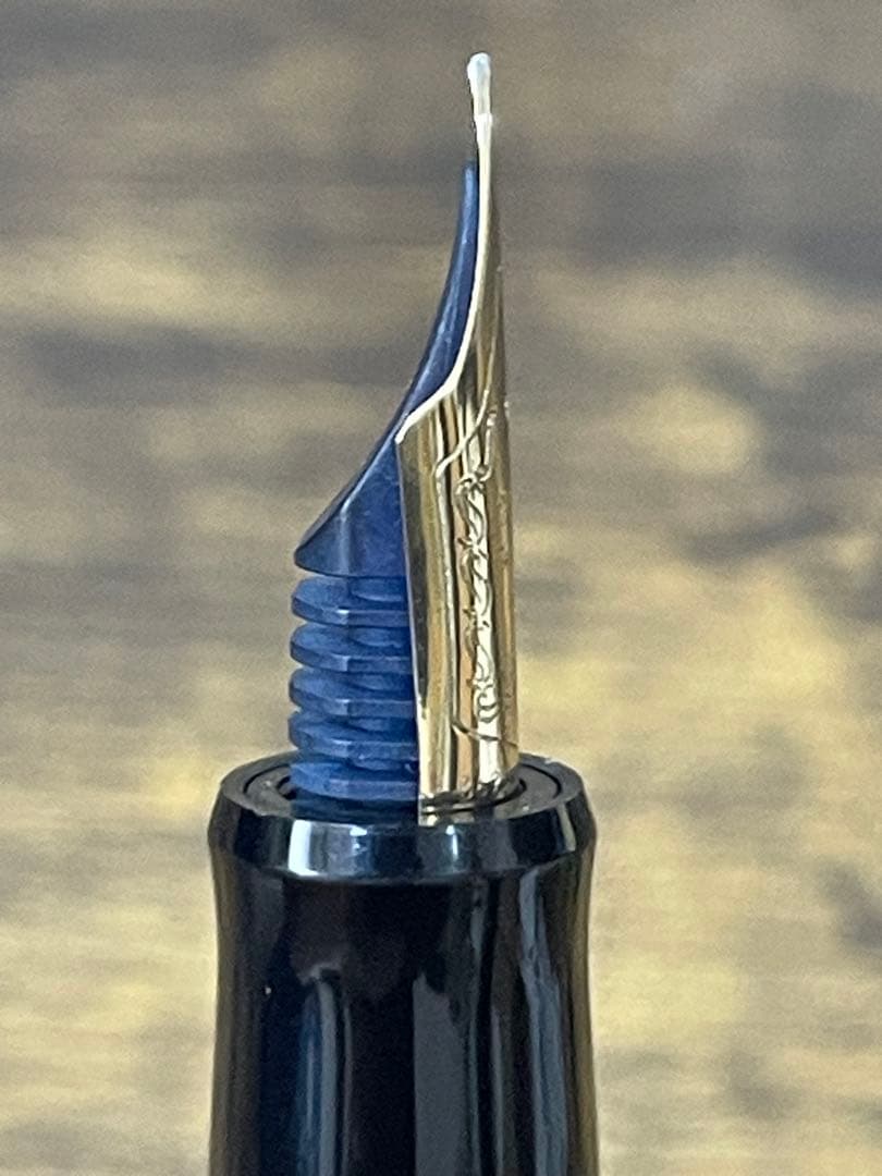 試筆のみ　1995年製　SF 細軟字　74 14金　JIS刻印　万年筆