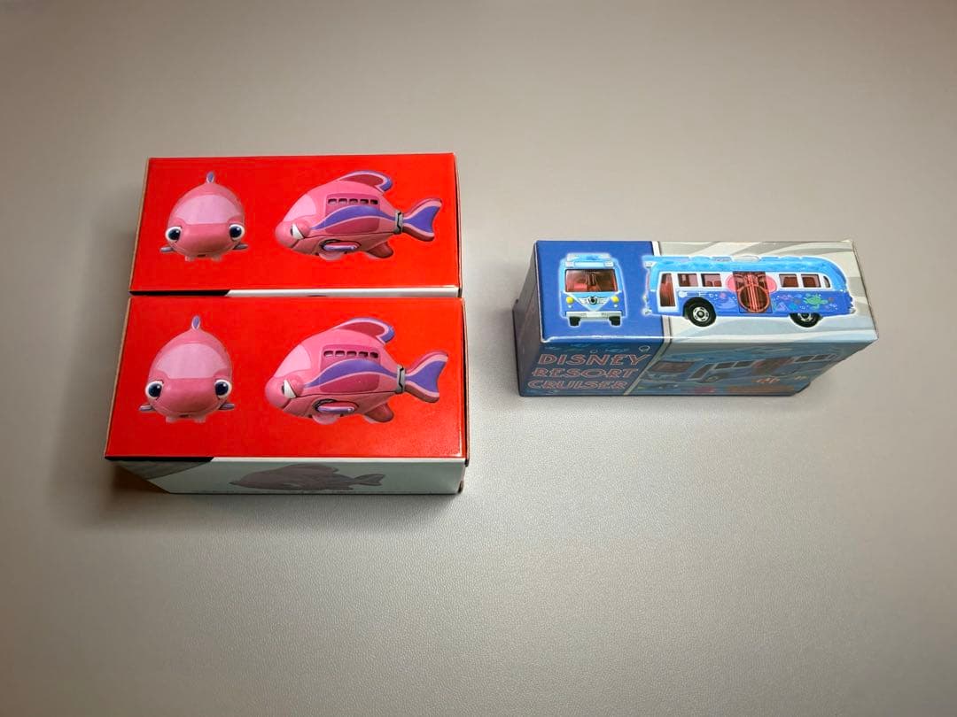 ディズニーシー限定トミカ ニモ&フレンズ・シーライダー3個セット