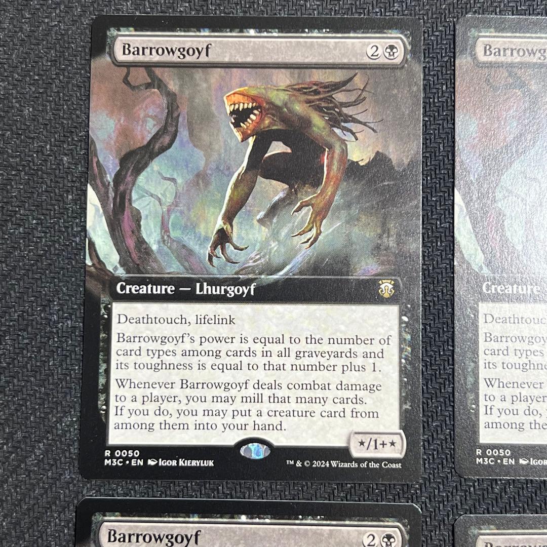 MTG M3C バロウゴイフ 英語版 拡張アート 4枚セット