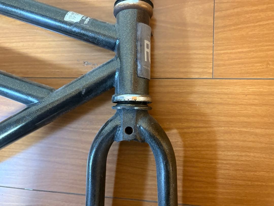 自転車フレーム＋フォーク＋クランクセット（現状／レストアベース）