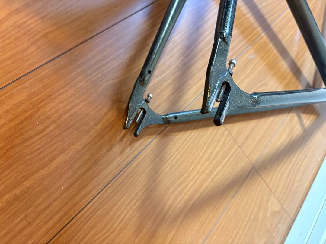 自転車フレーム＋フォーク＋クランクセット（現状／レストアベース）