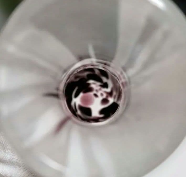 1/11限り【ガラス工芸家　藤田喬平】手吹きガラス工芸品　花瓶　高さ約30cm