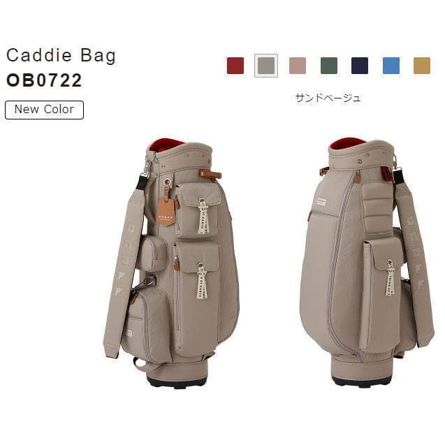 新品 ONOFF オノフ レディース キャディバッグ OB0722 ベージュ