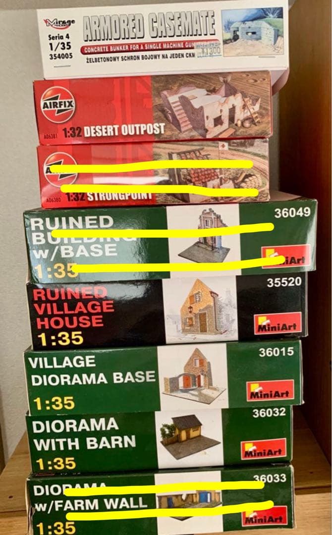 1/35 miniart airfix ジオラマ 1:35 レイアウト　5個
