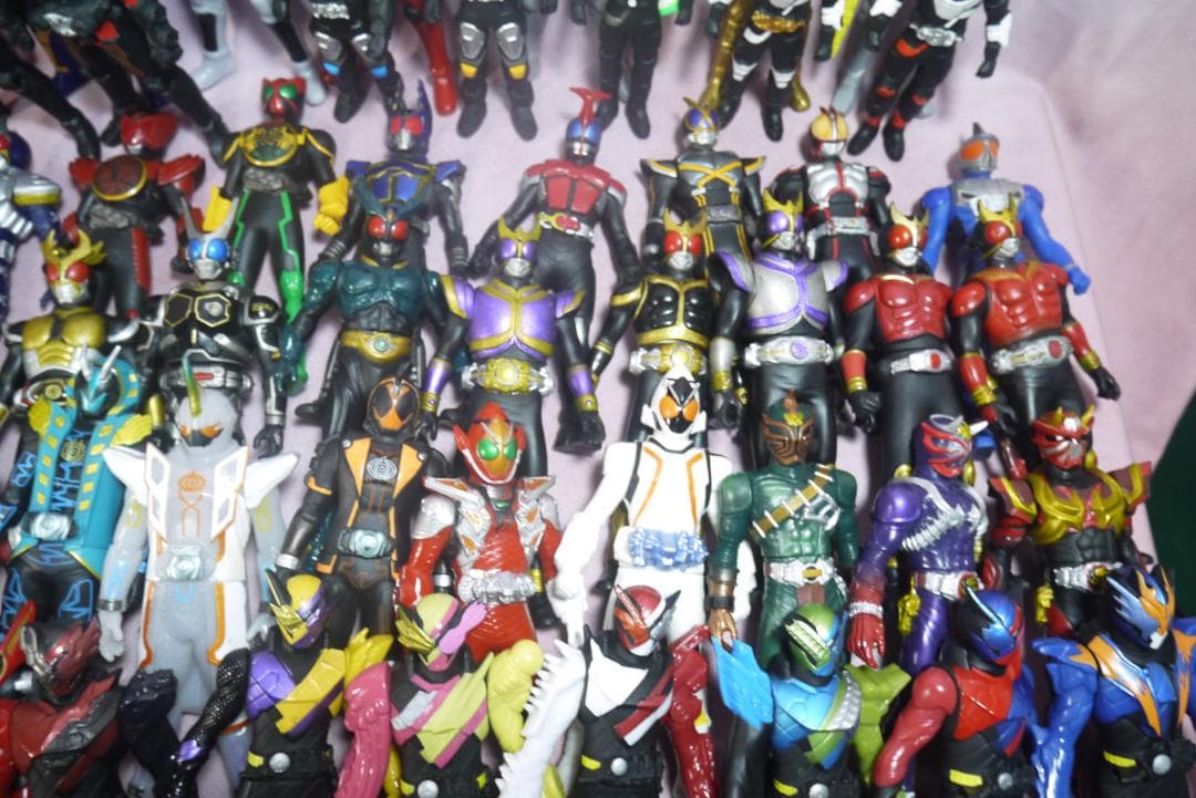 ライダーヒーローシリーズ　レジェンドライダーシリーズ　ソフビ114体