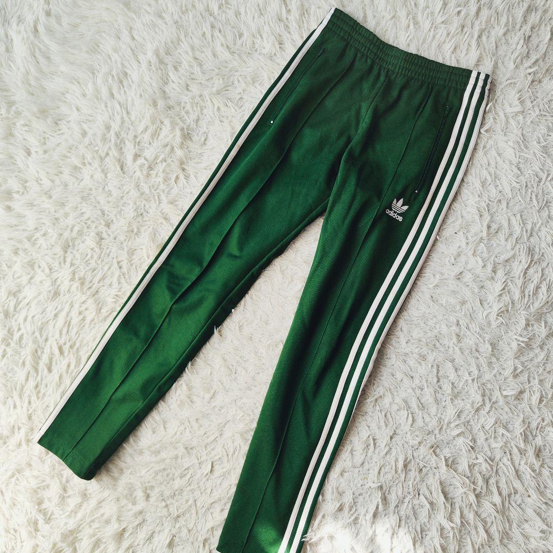 【希少セットアップ】アディダス★トラックジャケット+パンツ S相当 グリーン