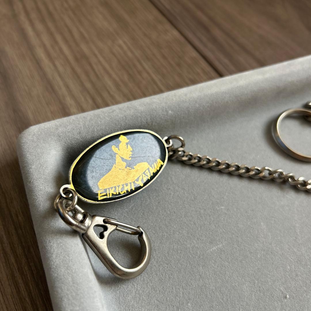 EIKICHI YAZAWAキーホルダー矢沢永吉ウォレットチェーン横顔シルエット