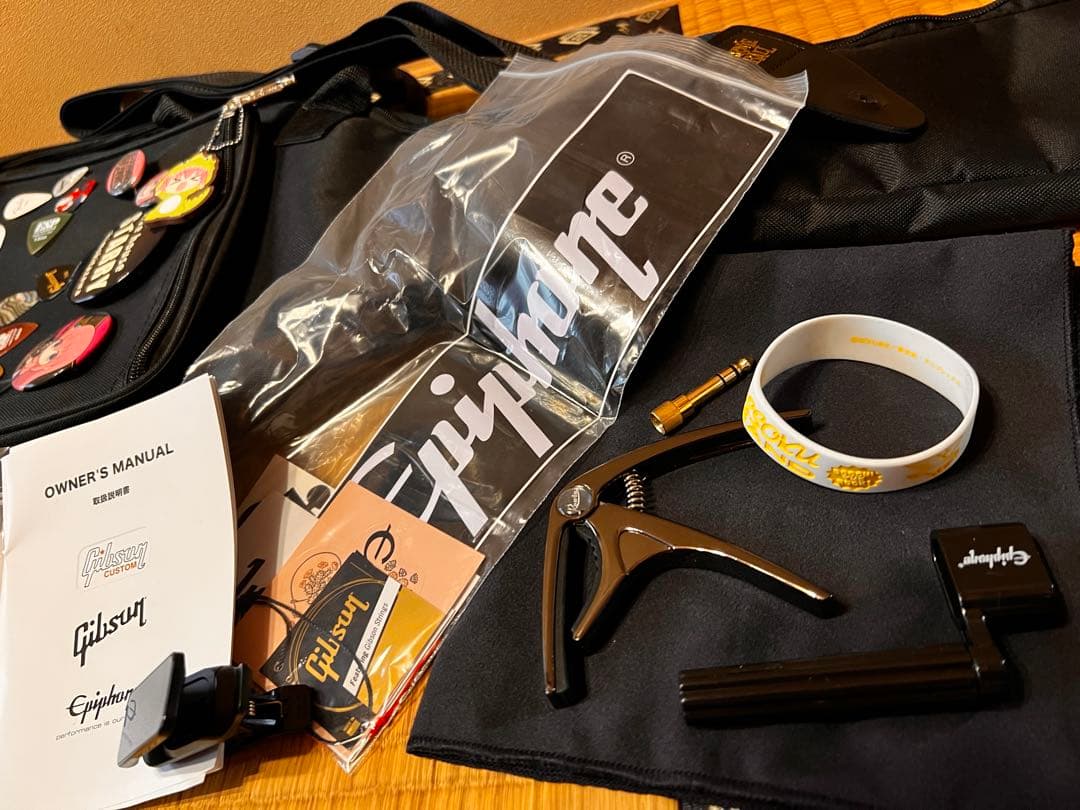 ギター Epiphone Inspired by Gibson Custom Ebony