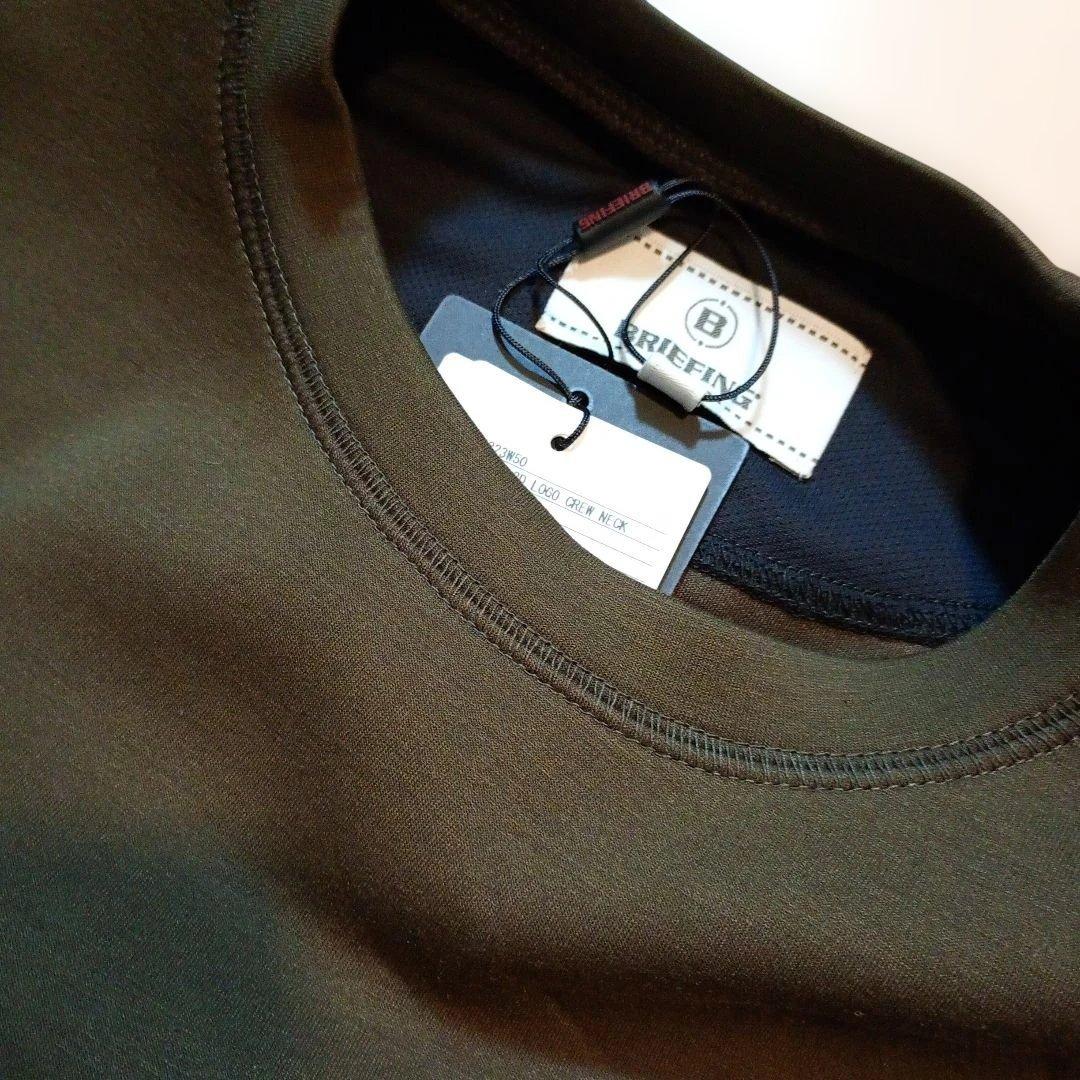 未使用！BRIEFING 3Dロゴ セーター オリーブサイズLレディース