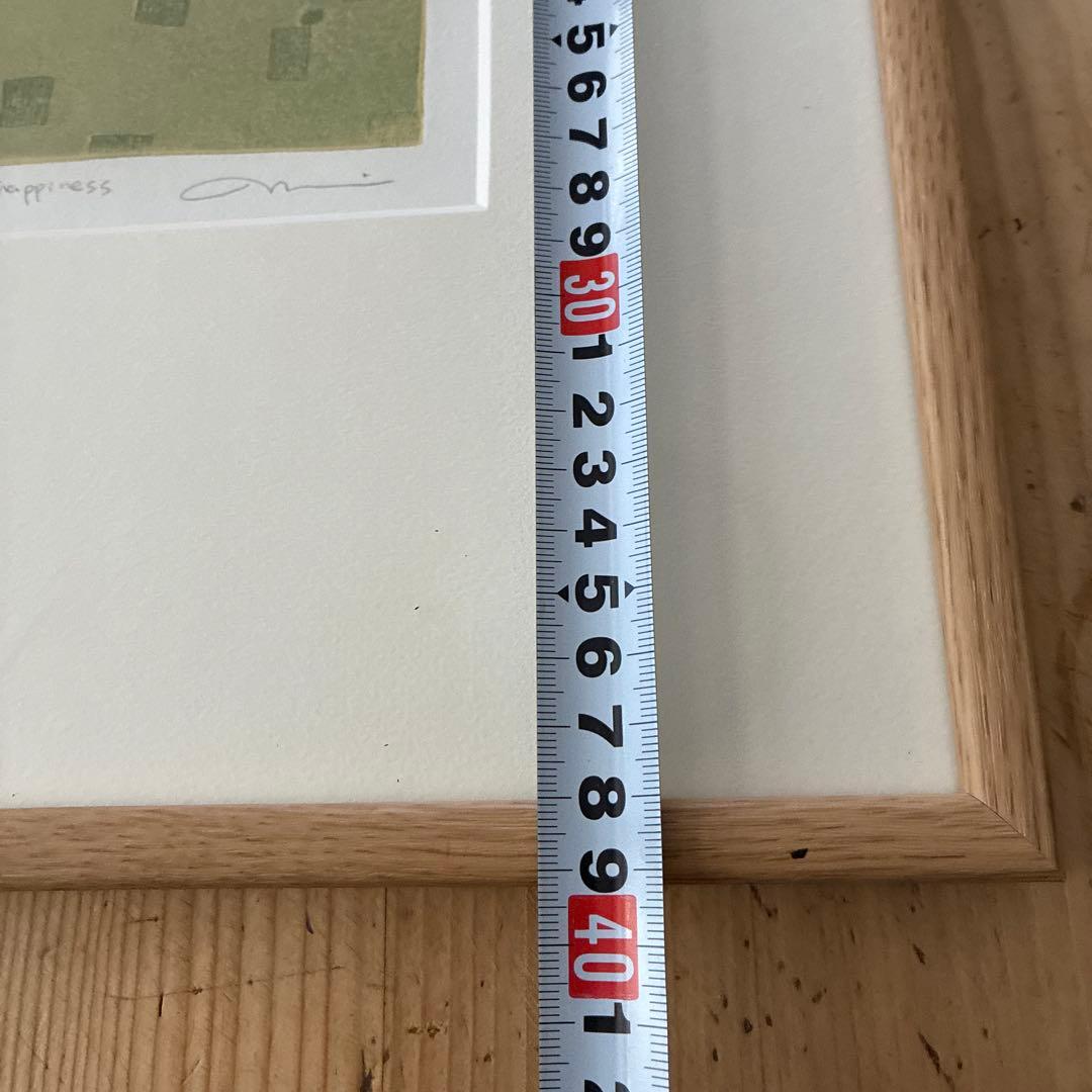 岡田まりゑ　happiness 銅版画