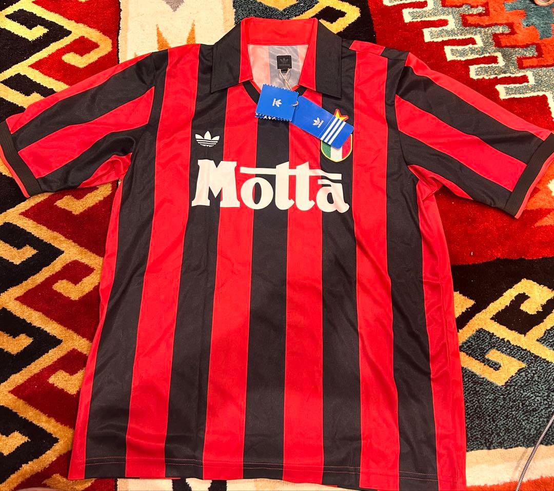 アディダス製ACミラン1992-93ホームユニフォーム デッドストック バレージ