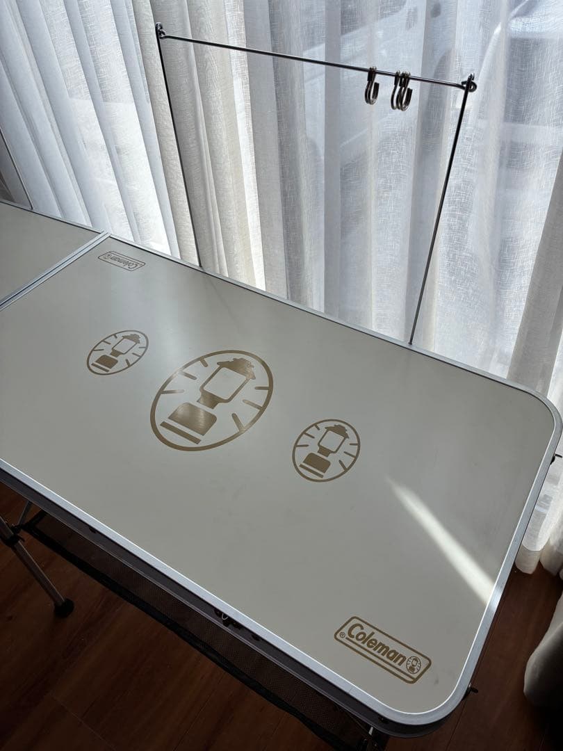 絶版品　Coleman プロスタイル キッチンテーブル コンロ置き・ハンガー付き