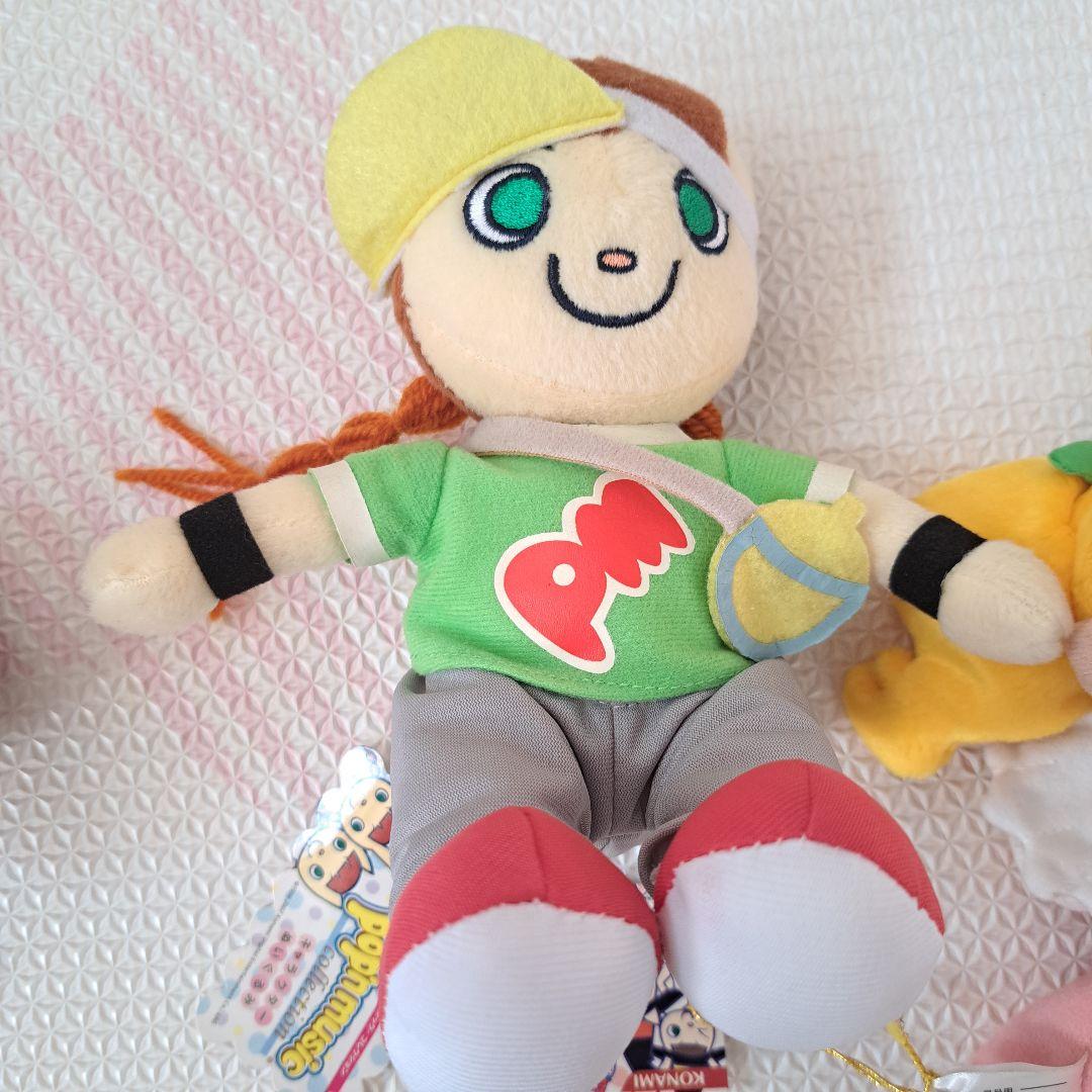ポップンミュージック キャラクターぬいぐるみ4体セット まとめ売り
