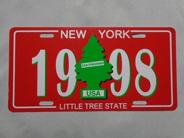 LittleTreesリトルツリー劇レア希少ライセンスディーラーナンバープレート
