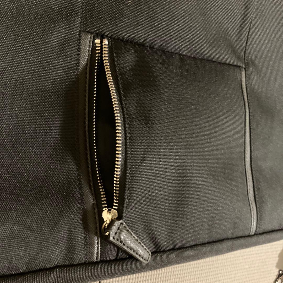 【美品✨CORDURA】ガーメントバッグ スーツバッグ 鞄 カバン ブラック 黒