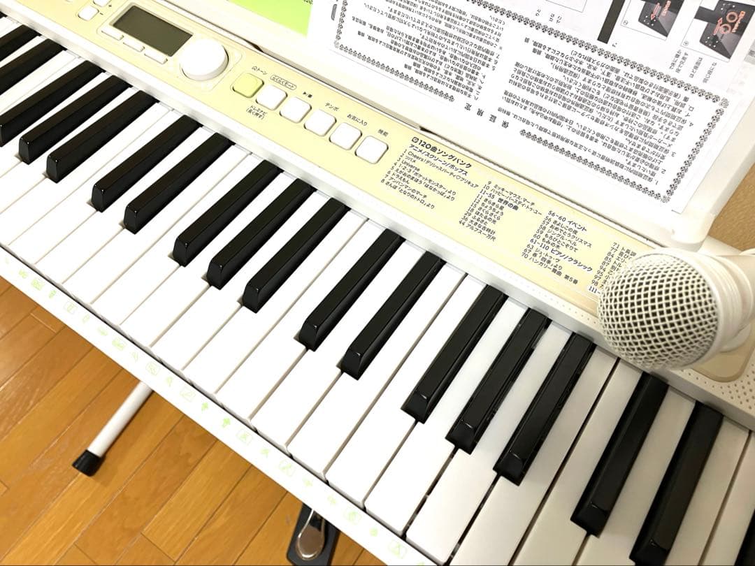 CASIO 61鍵電子キーボード LK325 専用スタンド・ヘッドホンセット