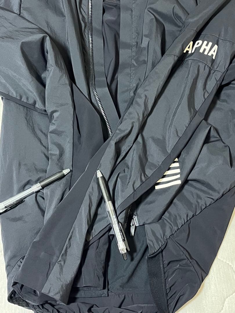 (美品)RaphaラファプロチームインサレーテッドジャケットLブラック