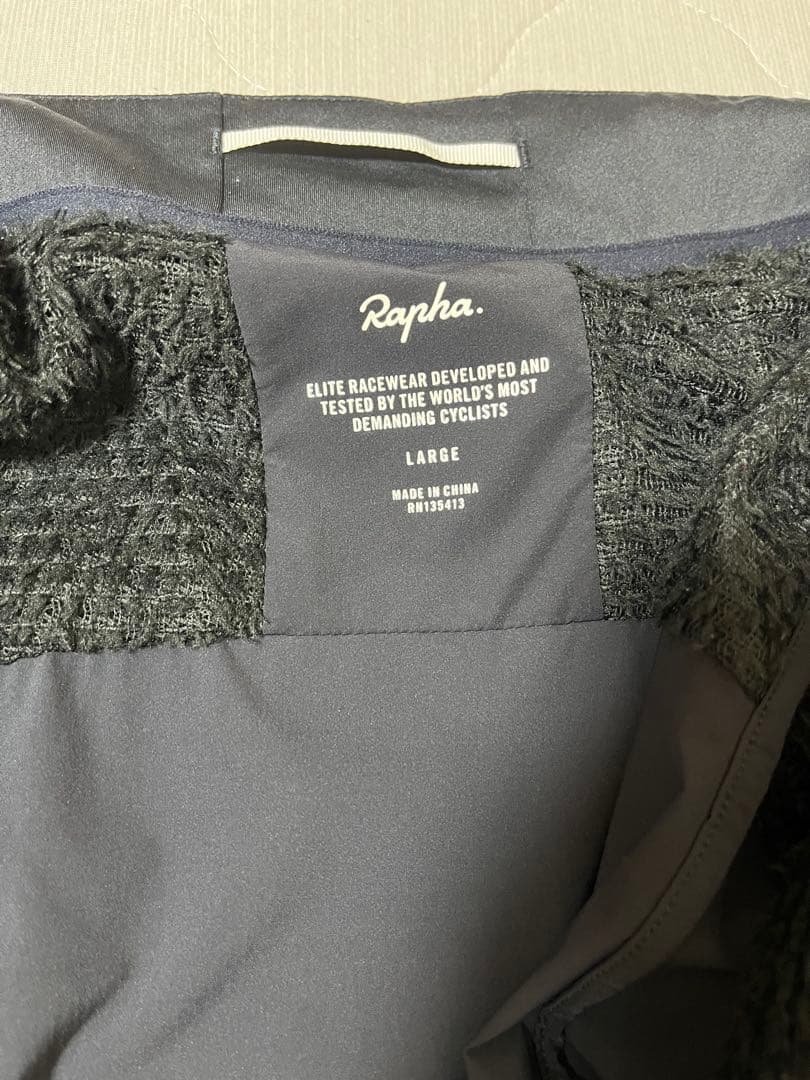 (美品)RaphaラファプロチームインサレーテッドジャケットLブラック