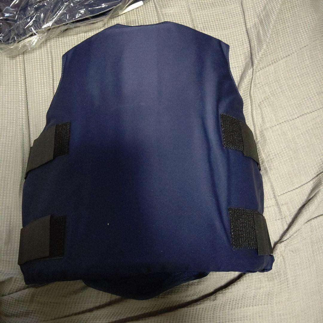 防刃プロテクター C型 ネイビー フリーサイズ