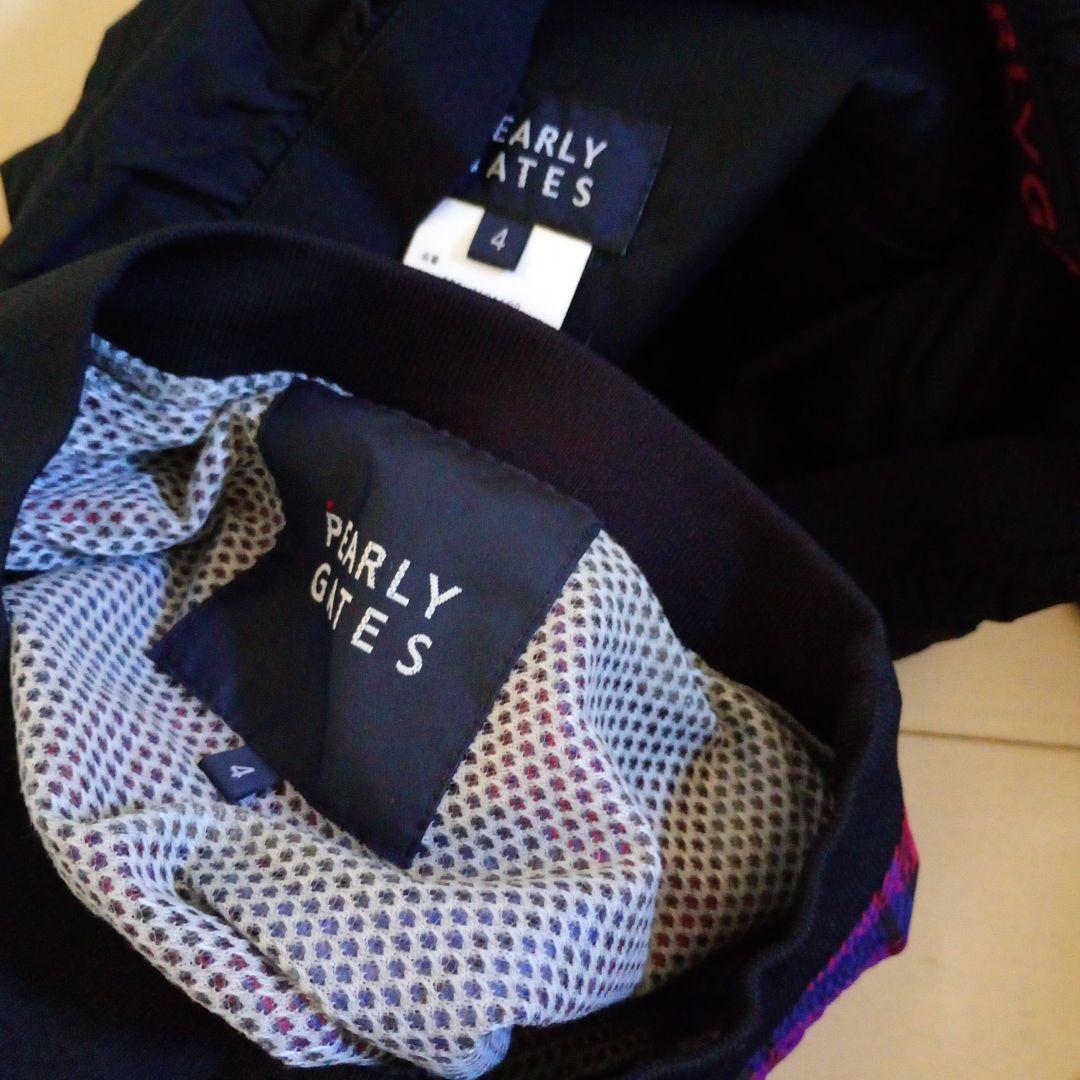 新品！パーリーゲイツチェック柄ツインスニードサイズ4セットアップサイズ4