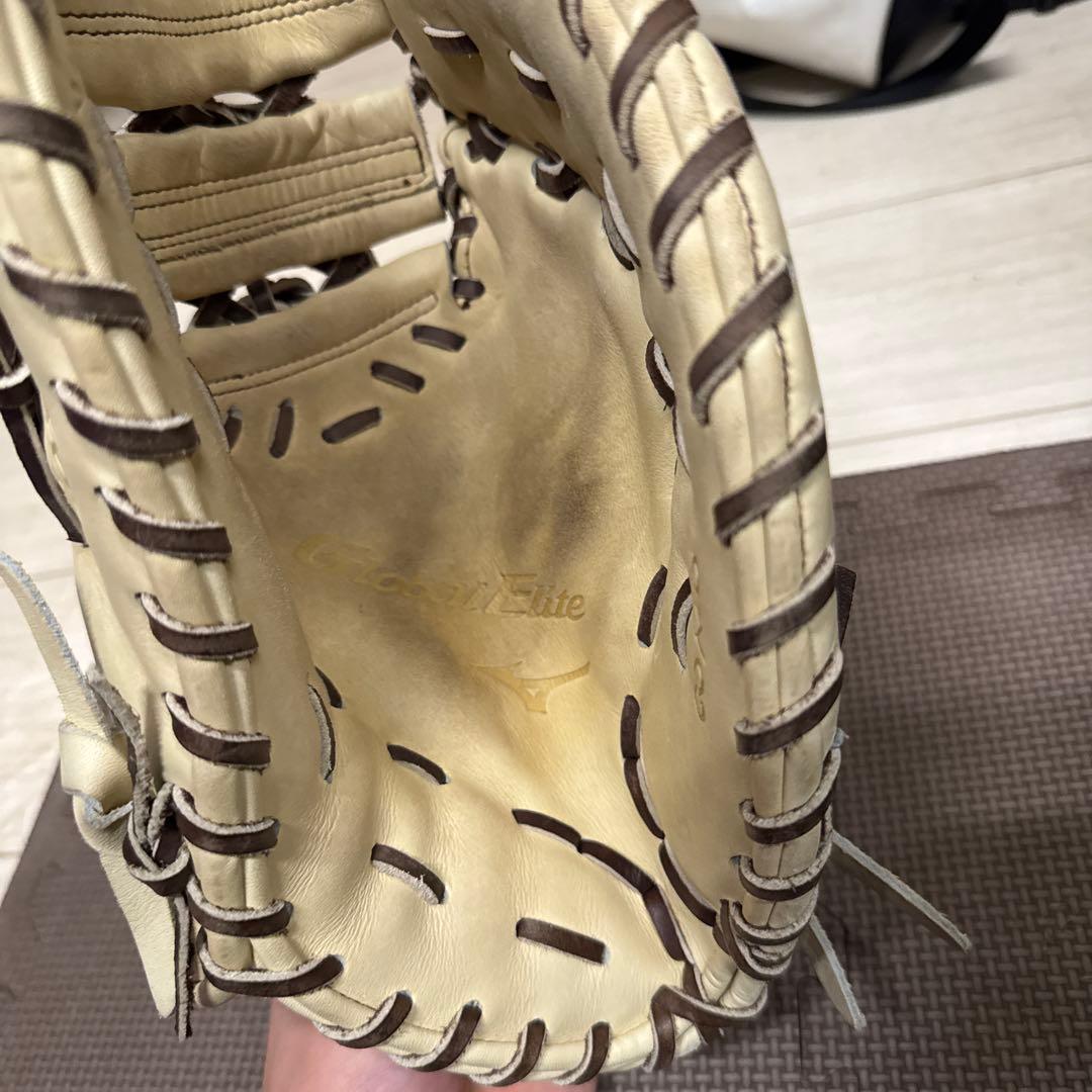Mizuno 硬式グローブ クリーム色