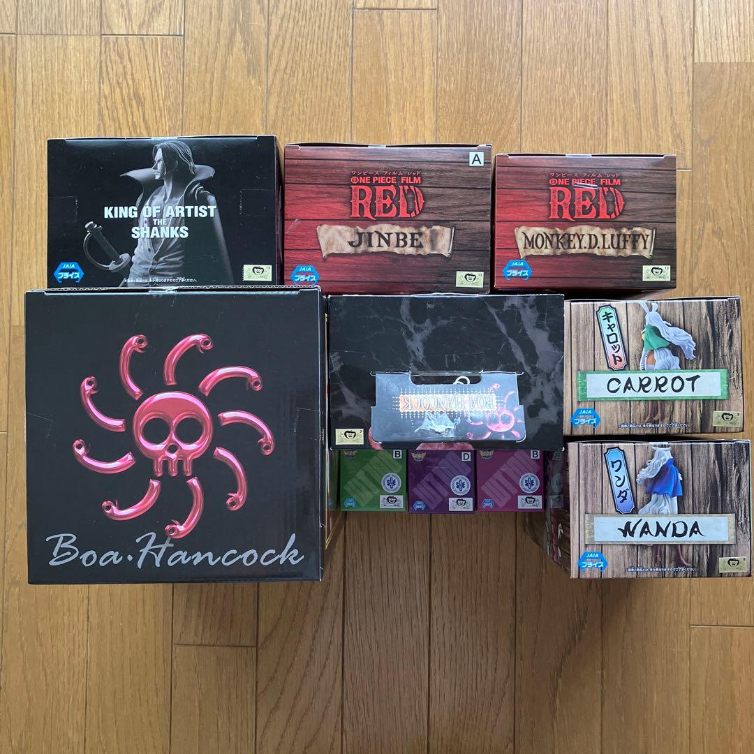 ワンピース　フィギュア　まとめ売り　SQフィギュア　ボアハンコック　シャンクス