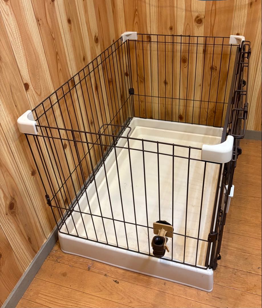 Richell 犬用ケージ アイボリー 90×60 cm