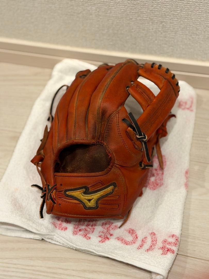 ぺ*も様 ミズノプロ　内野用硬式グローブ