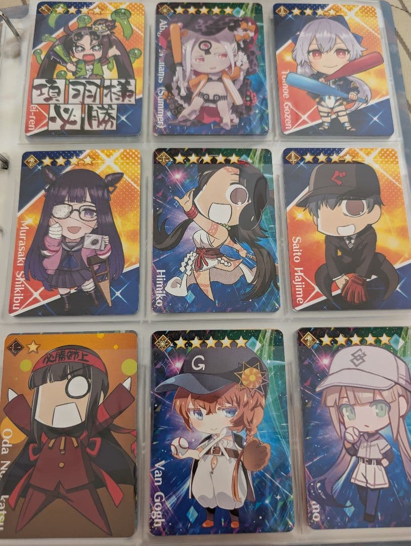 野球カード　fgo　Quick　コンプリートまとめ売り